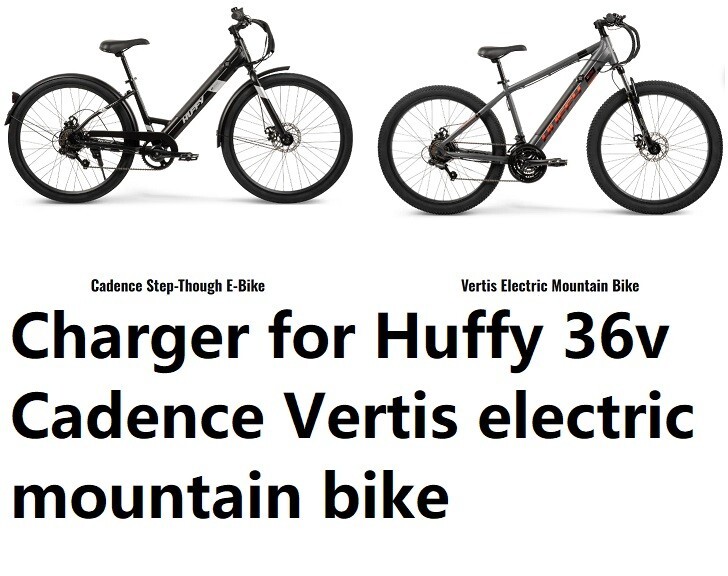 🔥 fast 3A battery Charger for 36v Huffy cadence vertis electric bike (3  prong)