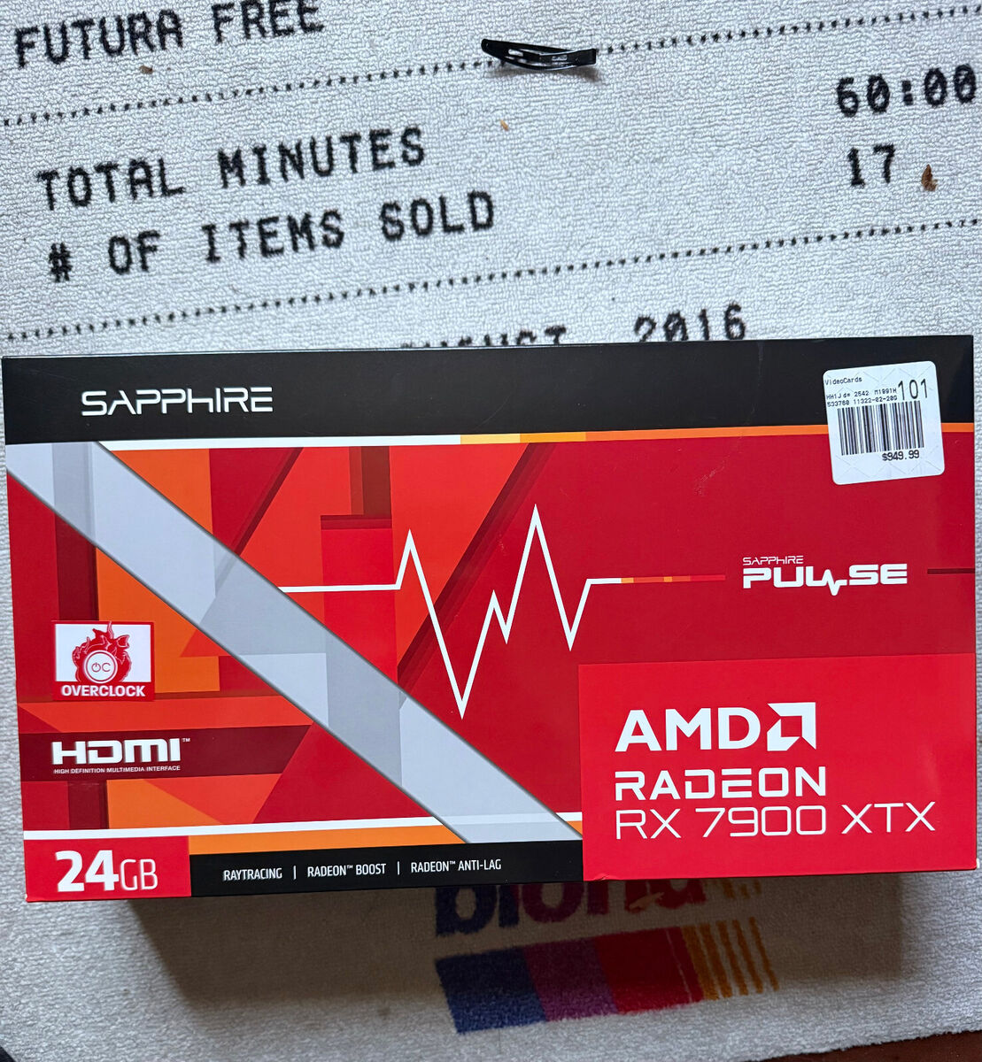 SAPPHIRE PULSE AMD Radeon RX 7900 XT 20GB GDDR6 Graphics SAPPHIRE PULSE AMD Radeon RX 7900 XT 20GB GDDR6 Graphics