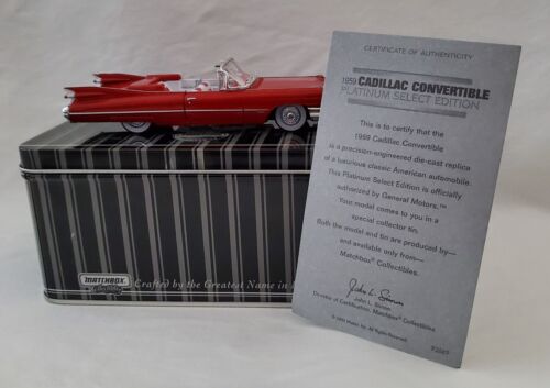 Matchbox Collectibles Platinum Edition 1959 Cadillac Convertible Collector Tin - Picture 3 of 17