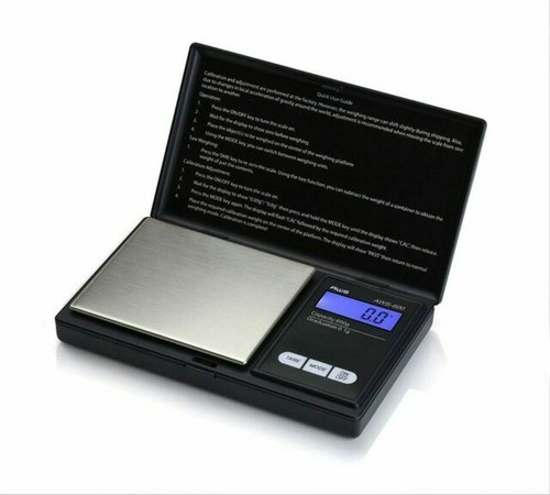 American Weigh Scales AWS-600-BLK Digital Personal Nutrition Scale Pocket Size - - Picture 1 of 1