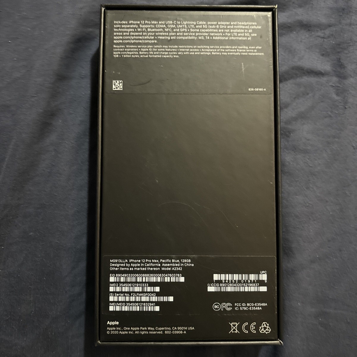 【新品】iPhone 12 Pro MAX 256GB ゴールド 箱付 ケース付 Amazon.com: Apple iPhone 12 Pro Max (256GB, Pacific Blue