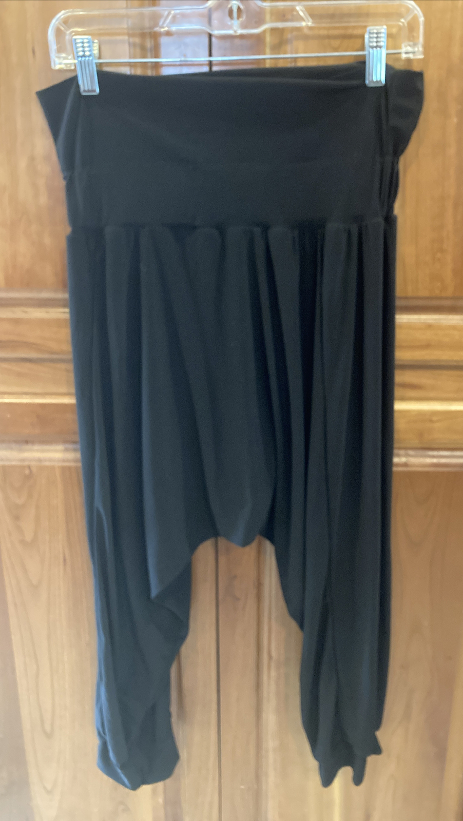 Balera Harem Size LA Large Solid black dance Crop… - image 6