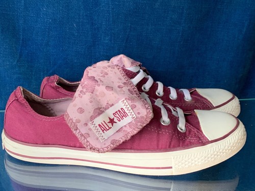 CONVERSE Purple Grape Bubble Gum Tie Dye Double Flap Sneakers Shoes Sz 10 👣b15 - Picture 6 of 12
