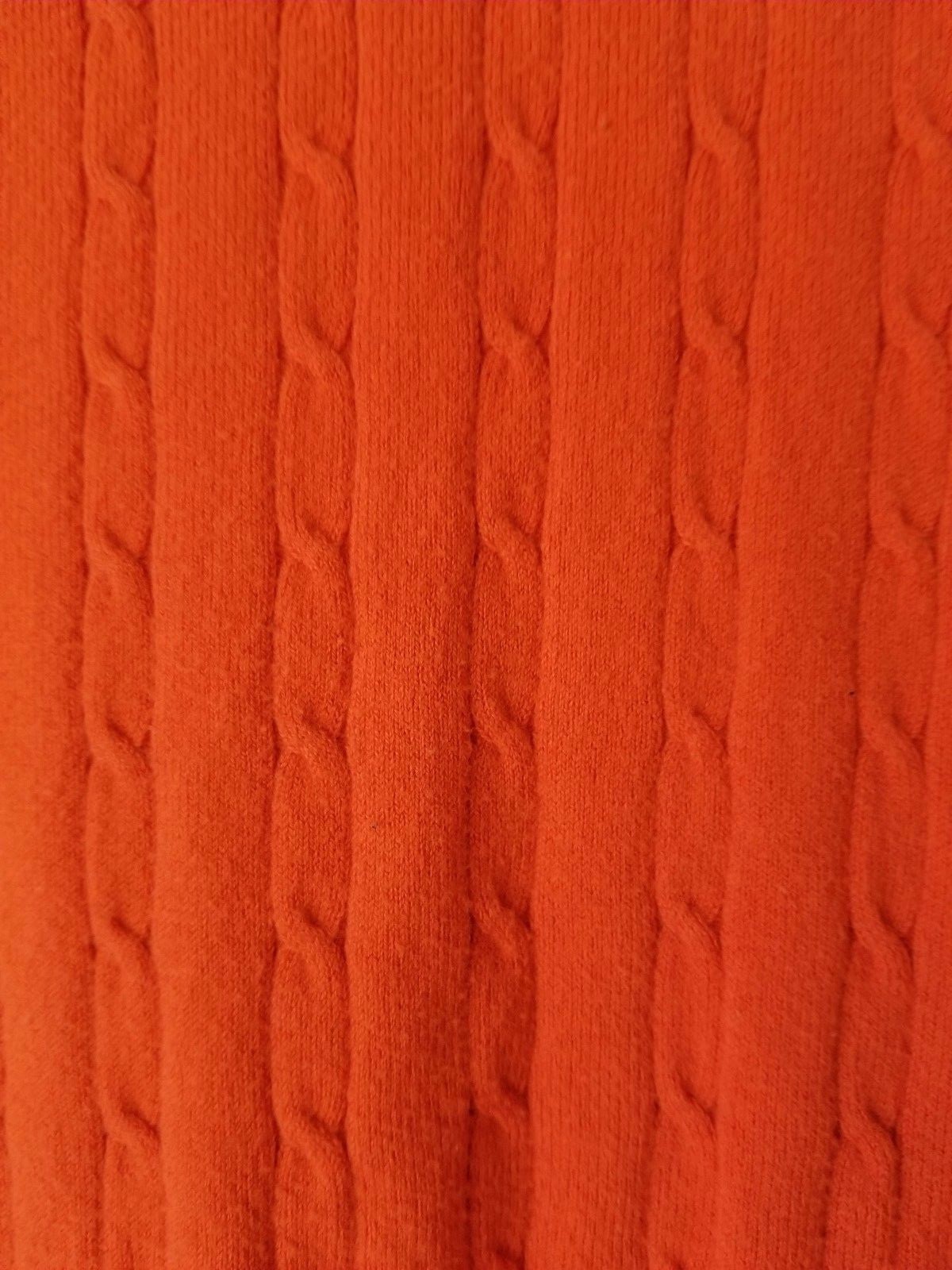 Old Navy Basic Solid Orange Long Sleeve V Neck Pu… - image 9