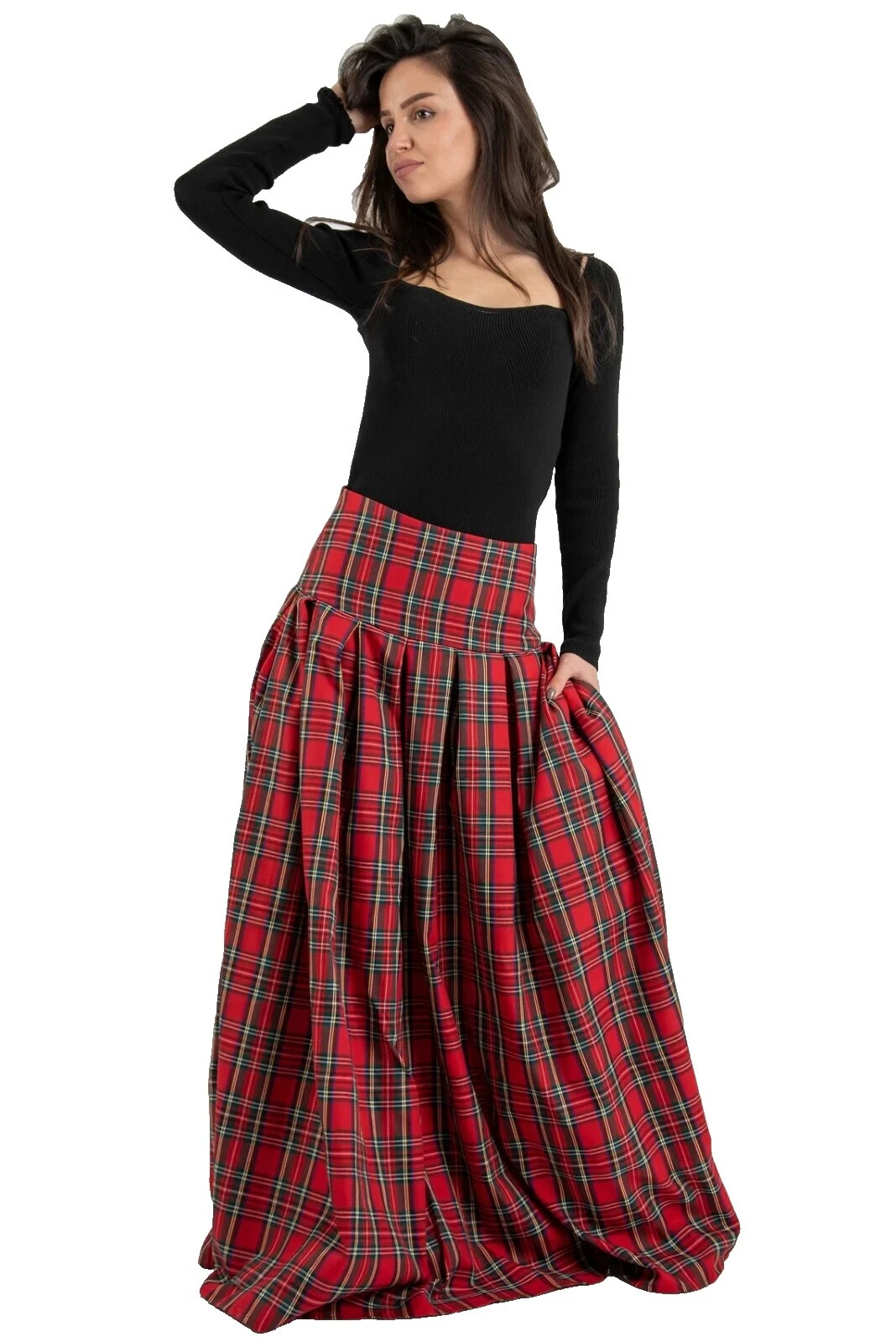 Женские юбки в клетку ручной работы