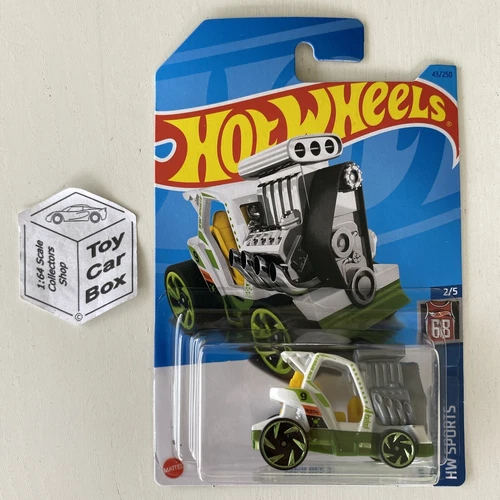 2023 HOT WHEELS #43 - Tee’d Off 2 (White #2 HW Sports - Long Card) B92