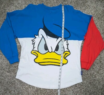 【新品】Spirit Jersey/長袖 DONALDタオルセット！ Donald Duck Spirit Jersey Disney Unisex XS Long Sleeve Shirt | eBay