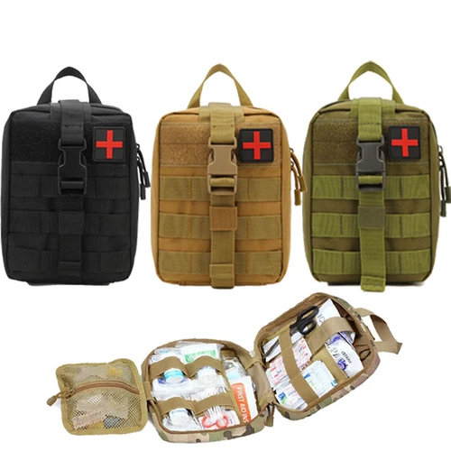 Outdoor Tactical First Aid Kit Bag Medical EMT Emergency Survival Pouch Molle