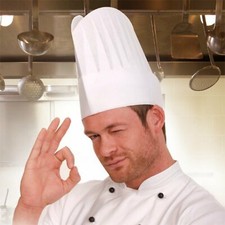 Chef Hat 60x Baker Hat Disposable Chef Hat Paper Hat Chef Clothing Paper Hat