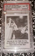 1964 Leaf Munsters #20 Darling Do You Think I'm Still as Beautiful PSA 8 NM-MT