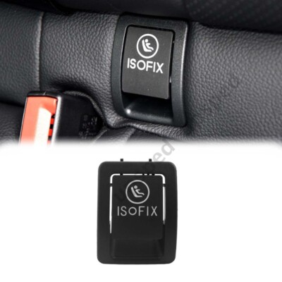 Black Child Seat Hook Anchor ISOFix Cover For Benz C Class W205 C200 C300 C350