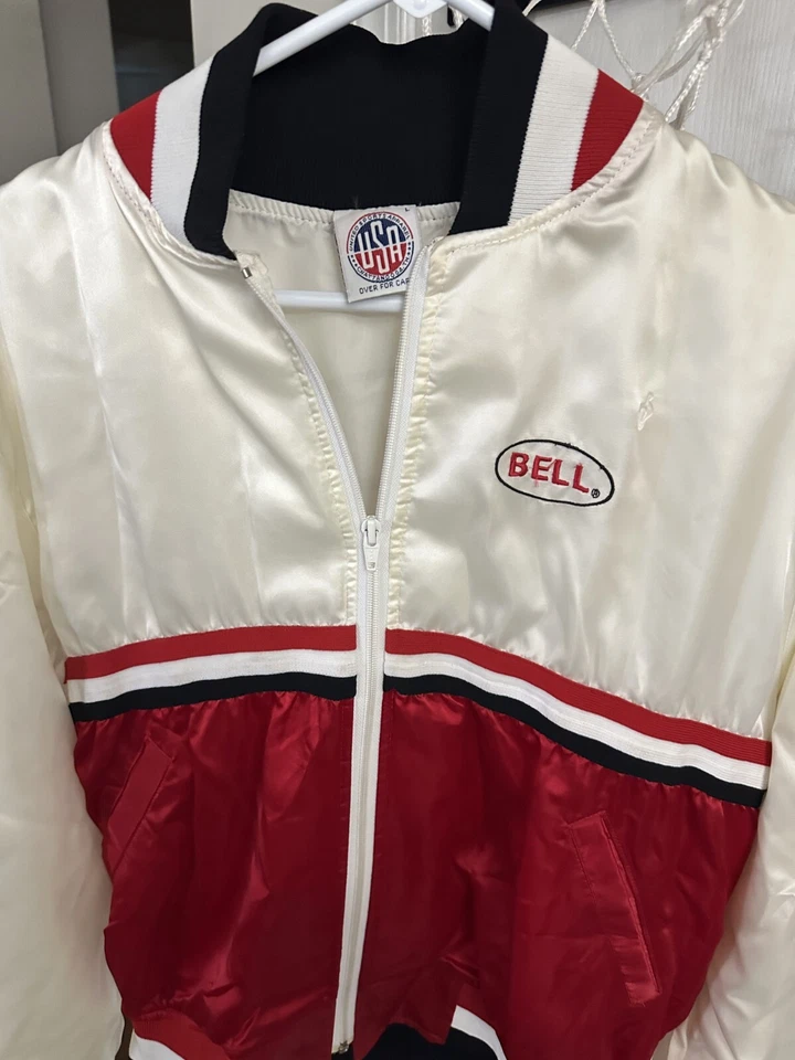 Vintage Bell Motorcycle Helmets Racing Jacket RARE USA 25 x 21 - Image 3 of 4