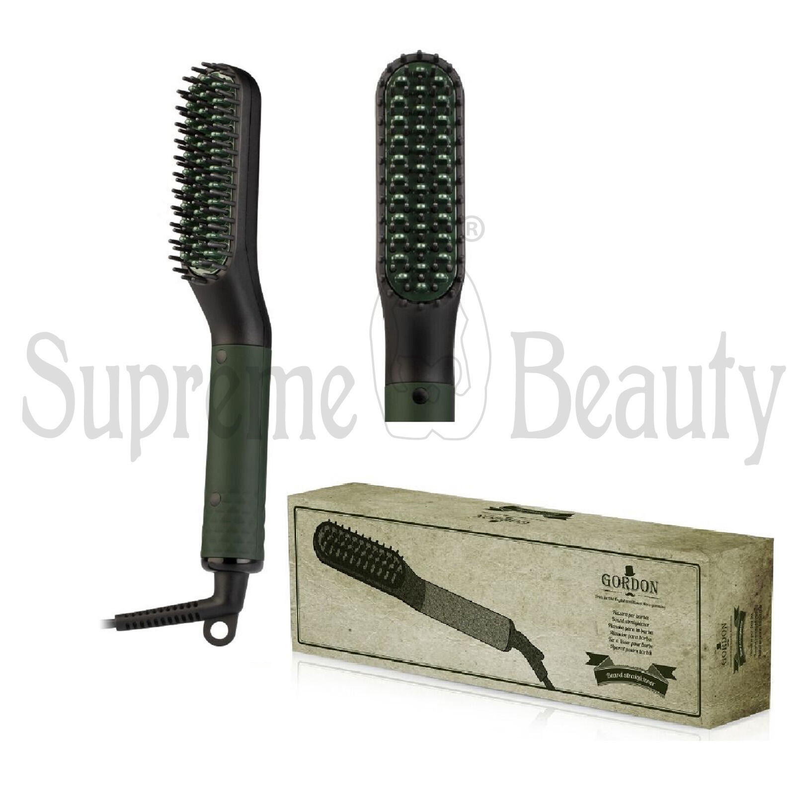GORDON PIASTRA BARBA E BAFFI LISCIANTE DISTRICANTE PROFESSIONALE SALONE BARBIERE