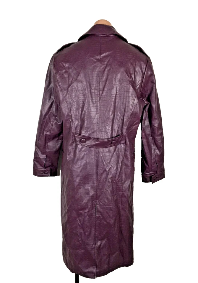 Chaqueta gabardina púrpura The Joker Suicide Squad para hombre talla L Juegos con disfraces tema candente Foto 2 de 4