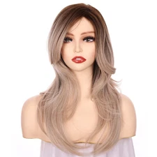 Onedor 20" Women Long Wig Synthetic Full Head with Fringe for Women (RL19/23SS)