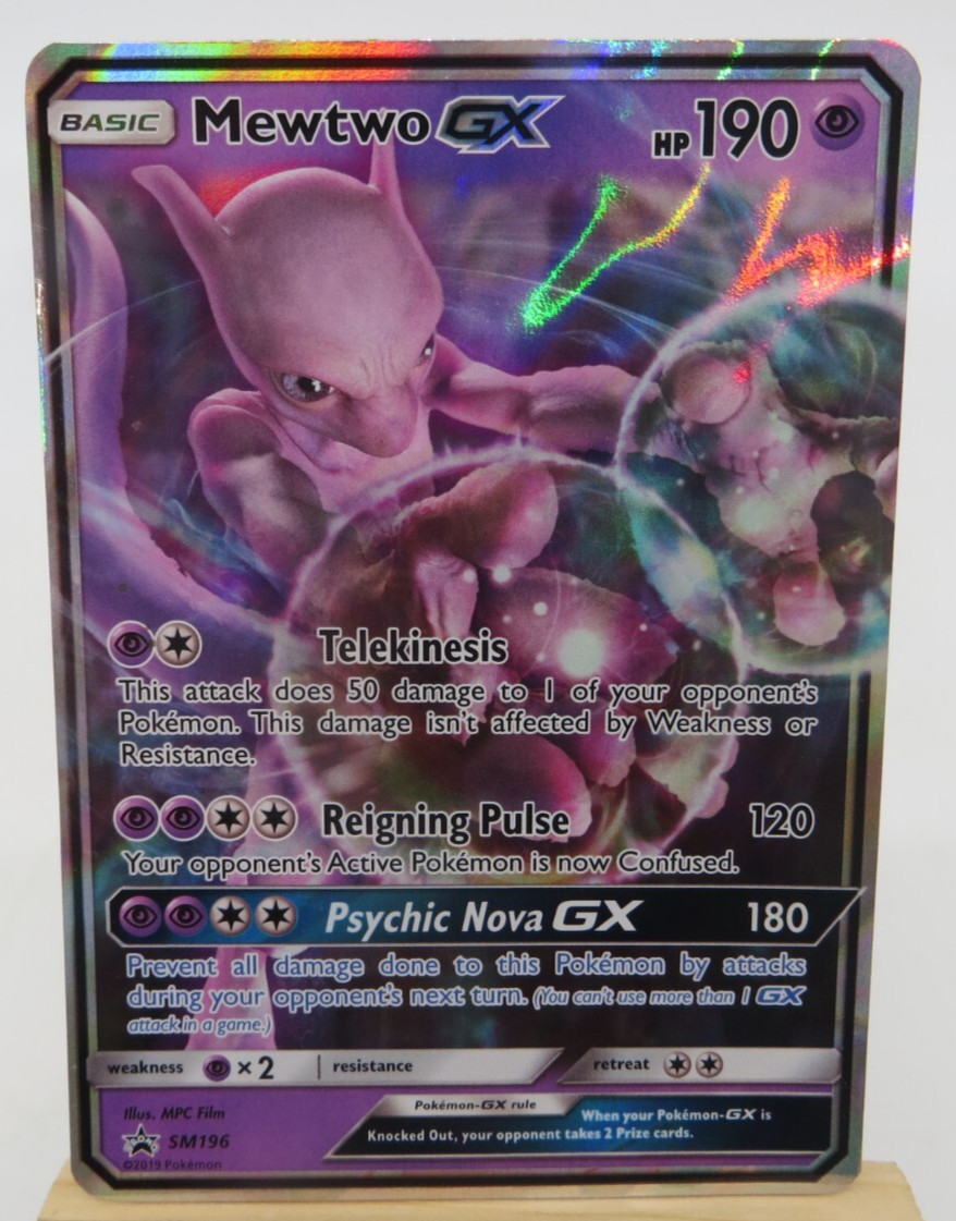 MEWTWO GX SM196 Sun Moon Promo 2019 Pokemon Card Single