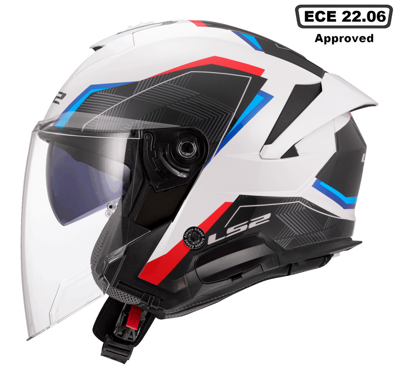 LS2 OF618 VERSO II DOBLE VISERA ECE22.06 CASCO MOTO CARA ABIERTA