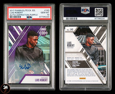 2017 PANINI ELITE EXTRA EDITION 143 LUIS ROBERT /50 AUTO PURPLE PSA 10 POP 5