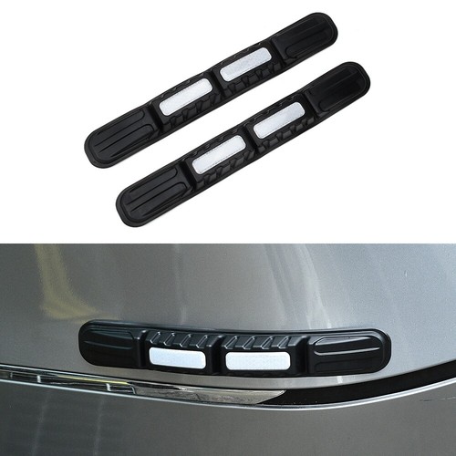 2x Car Bumper Reflective Protection White Anti Collision Strips Bumper Protector - Picture 8 of 10