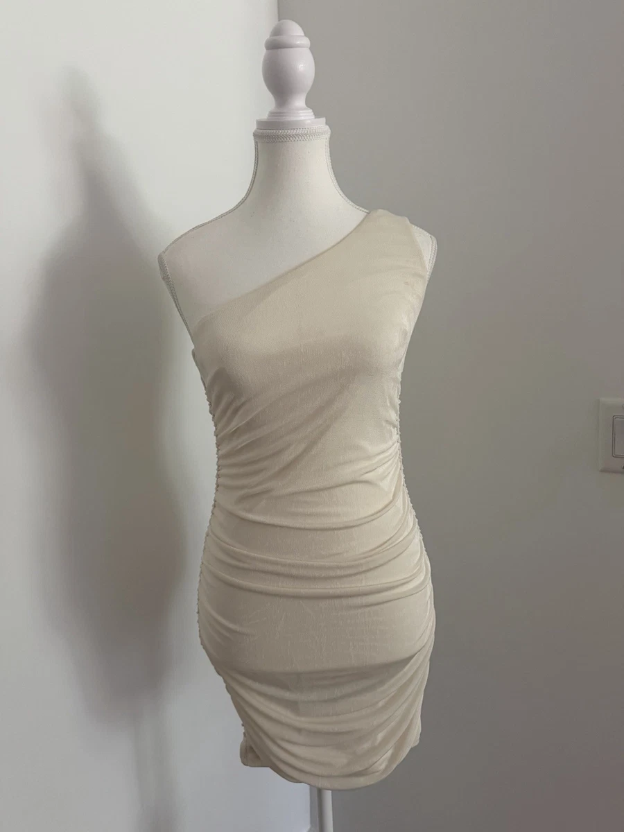 one shoulder white dress forever 21 one shoulder dress forever 21
