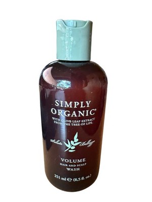Simply Organic Volume Hair & Scalp WASH Volumen Haar- und Kopfhautshampoo 251ml