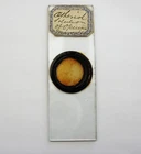 Antique Microscope  Slide.  Crystals of a Solution of  Oopium