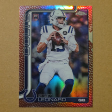 2025 Topps Chrome Riley Leonard Rookie Indianapolis Colts NFL Card #318 Football