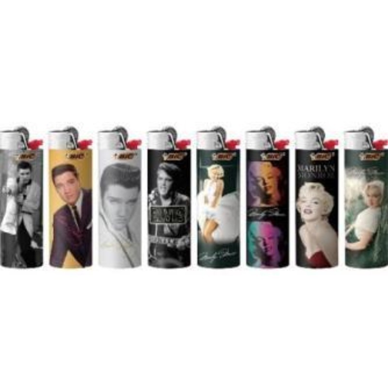 10x Bic Lighter Icons Series Maxi Regular Fire Starter New Sealed Lot 10ct