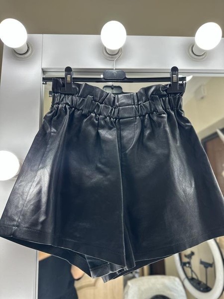Women & Other Stories Shorts Brown Eco Leather 36