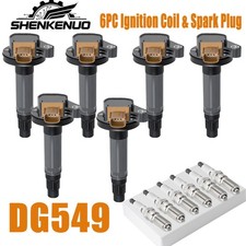 6x Ignition Coils 6x Spark Plugs For 11-15 Ford F-150 13-15 Flex Taurus 3.5l