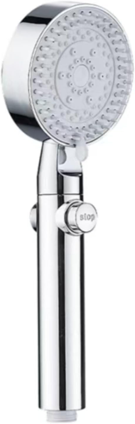 5-Mode High-Pressure Water Saving Shower Head with ON/Off Switch, Adjustable An