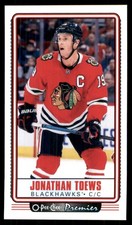 2021-22 O-Pee-Chee OPC Premier Tallboys Jonathan Toews #P3