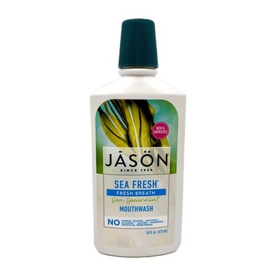 JASON Sea Fresh FRESH BREATH Sea Spearmint Mouthwash 16oz Sealed 