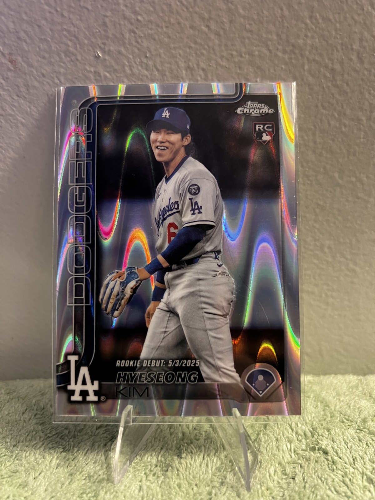 2025 Topps Chrome Update Series - Hyeseong Kim #USC149 RayWave Refractor (RC)