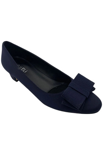 VANELi Women's Austine Slip-On Patent Heeled Pumps Navy