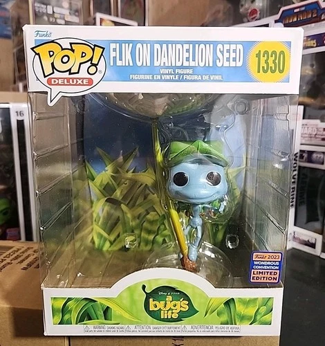 Deluxe Flik on Dandelion Seed Funko Pop #1330 Disney Pixar Bug's Life