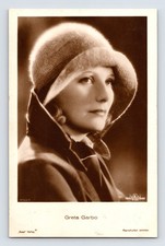 Greta Garbo Photo Postcard RPPC 1930s MGM Ross Verlag Unposted