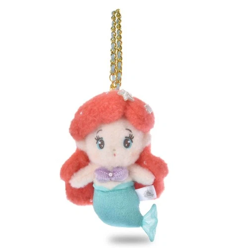 Japan Tokyo Disney Store Ariel Plush Keychain Little Mermaid Illustrated mikko