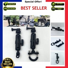 Motorcycle Bike Handlebar Mirror Mount for GoPro Insta360 DJI Action Cam