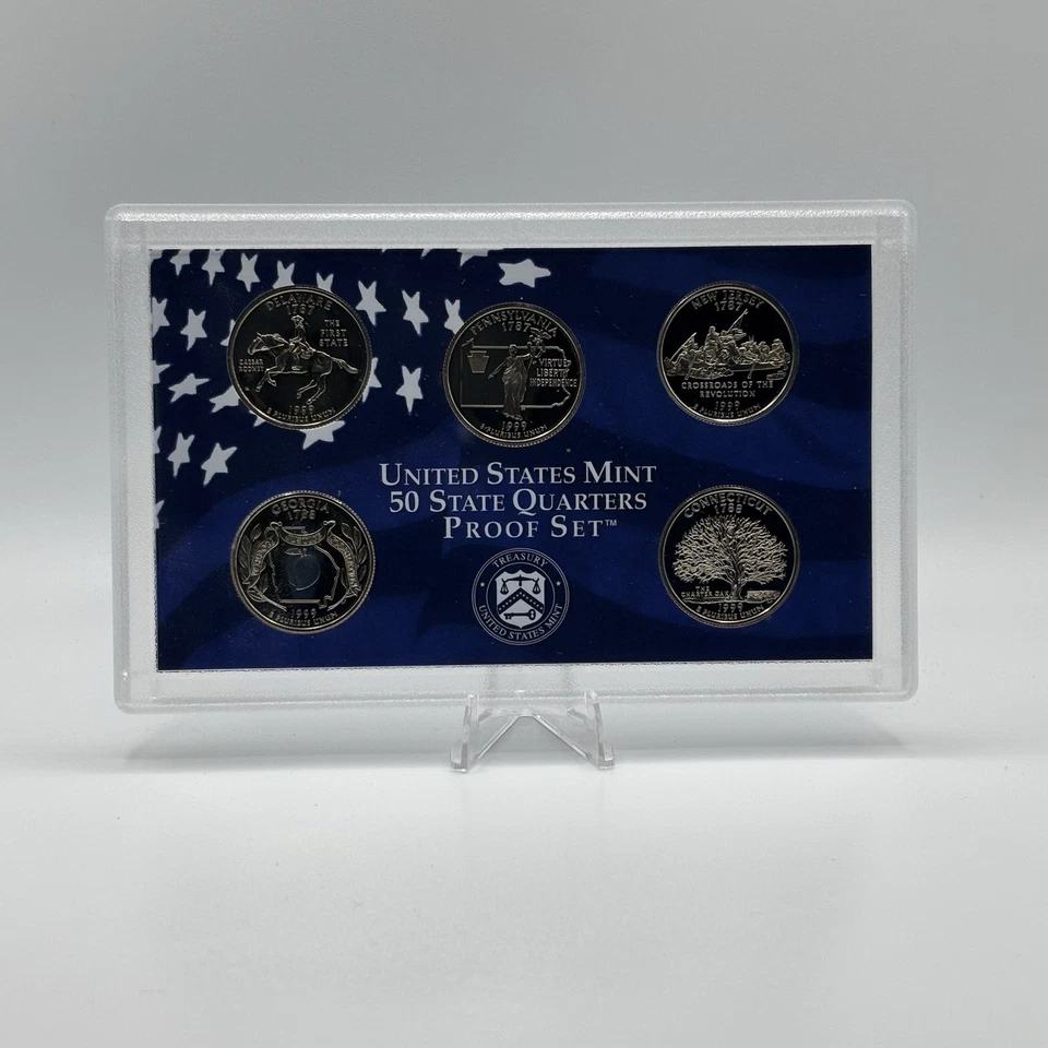 1999 Clad Proof Set U.S. Mint Original Government Packaging OGP COA - Image 3 of 4