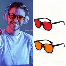 Blue Light Glasses Men Sleep for Blocking Red Lens for Comput