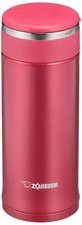 ZOJIRUSHI SM-JE36-RC WATER BOTTLE, STAINLESS STEEL MUG, 12.2 OZ (0.36 L) -RED