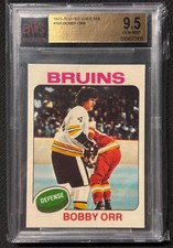 1975-76 O-Pee-Chee BVG GEM MINT 9.5 Bobby Orr POP 3  NHL #100  BGS Boston Bruins