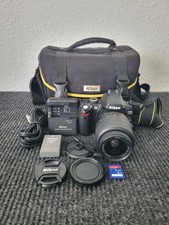 Nikon D60 DSLR Camera w/ Nikon 18-55mm Lens, SD Card, Case, Charger Battery
