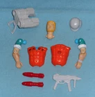 G.I. GI JOE gijoe TOPSIDE BODY PARTS + WEAPONS LOT arms missiles gun FREE SHIP