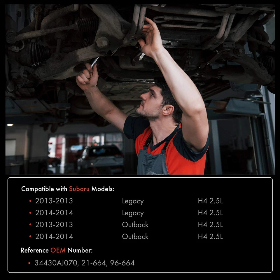 Bomba de dirección asistida con polea 6PK para Subaru Outback Legacy 2013 2014 H4 2,5L Foto 2 de 4