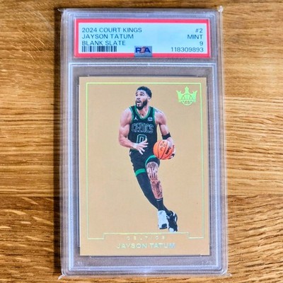 2024-25 Panini Court Kings Blank Slate Jayson Tatum PSA 9 Low Pop