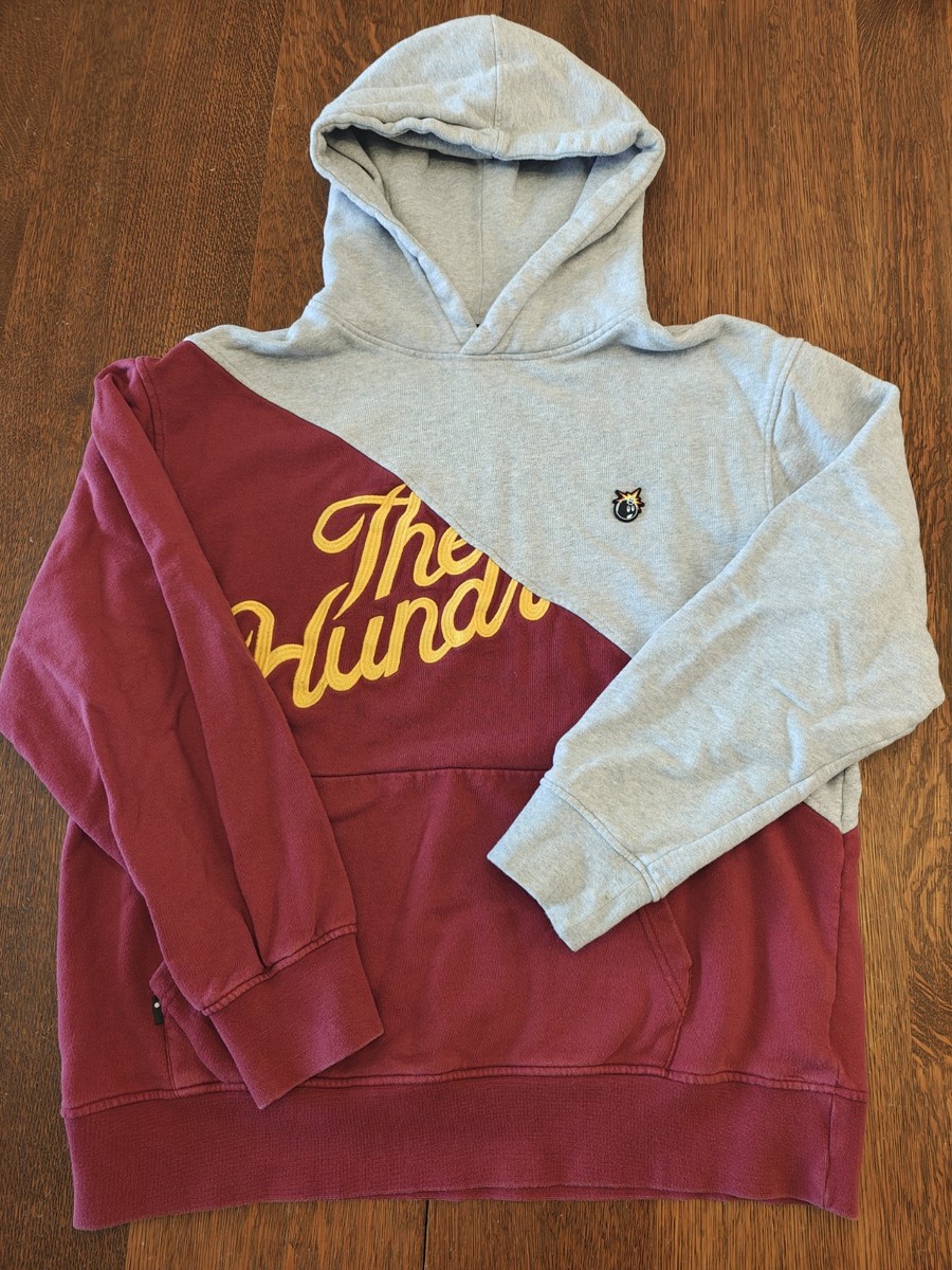 🔥 The Hundreds Adam Bomb Split Pullover Hoodie Men’s Large L Streetwear 🔥