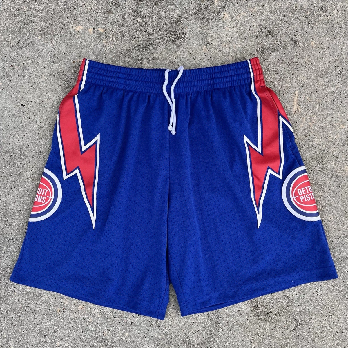 Mitchell & Ness Detroit Pistons NBA Shorts for sale | eBay