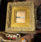 Ornate Gold Floral Wood Rectangle Photo Frame, Fits 7x10, 16.2x19.2in — photo 1